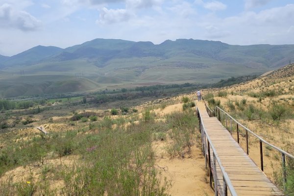 Фото Бархан Сары-кум