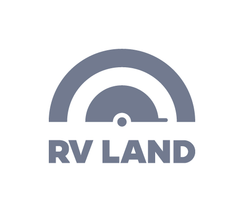 Монохромная (серая) версия логотипа RV Land
