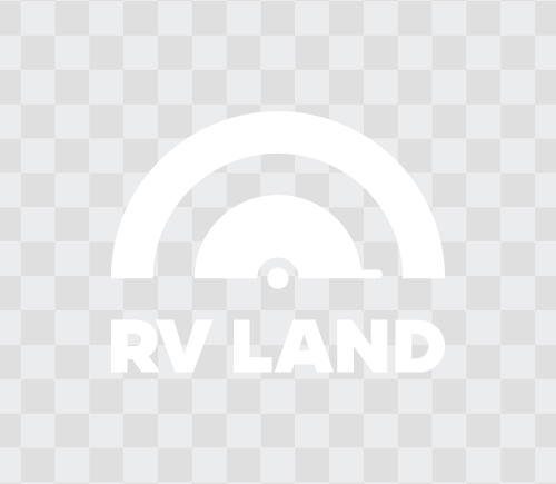Белый логотип RV Land для темных фонов