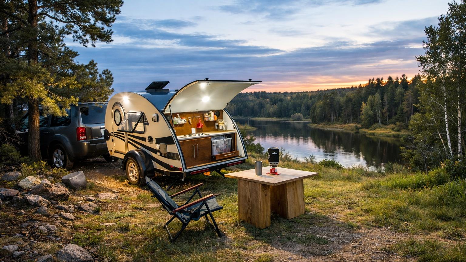 Топ-7 аксессуаров для комфорта в кемпинге: от солнечных панелей до мебели