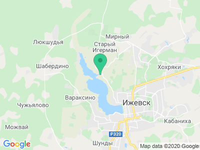 Карта Гостевой комплекс «Тихий лес»