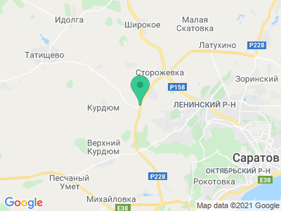 Карта Загородный комплекс «Турист»