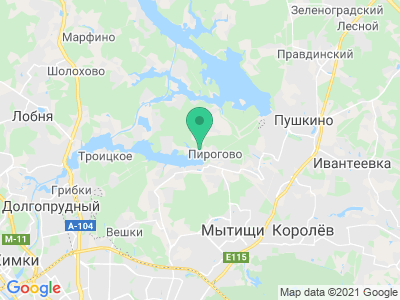 Карта Зона отдыха «Дубрава»