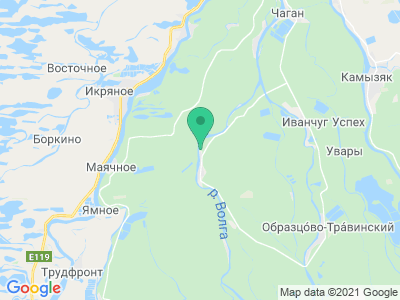 Карта Клуб отдыха «Итиль»