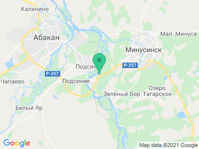 Карта Стоянка «СаянАэро»