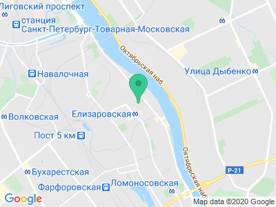 Карта Отель «Елизар»