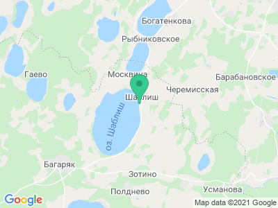 Карта База отдыха «Экопарк Шаблиш»