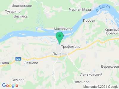 Карта Загородный отель «Парус»