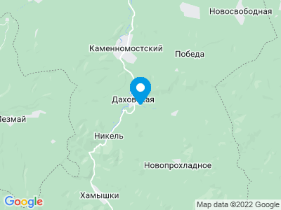 Карта Кемпинг «Гранитный каньон»