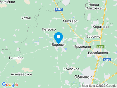 Карта Боровск Сити Кемпинг