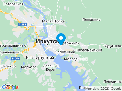 Схема проезда TRVLCAR.me (Иркутск)