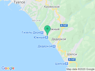 Карта Кемпинг Южный