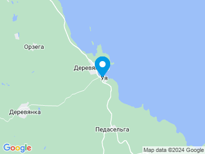 Карта База отдыха «Уя на Онего»