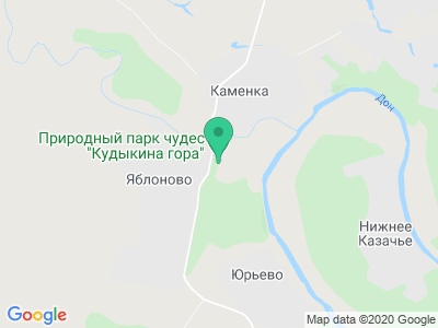 Карта Парк Кудыкина гора