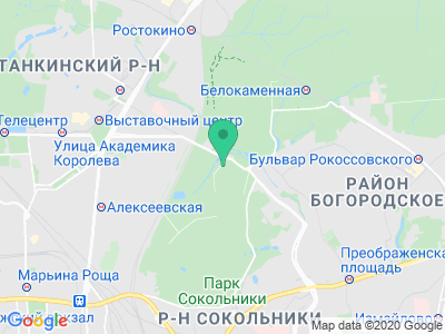 Карта Кемпинг «Сокольники»
