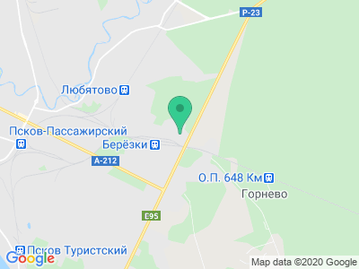 Карта Кемпинг «Раздолье»