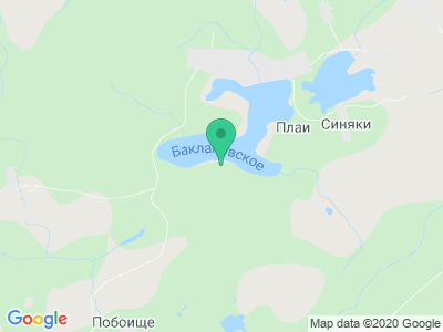 Карта Экоцентр «Бакланово»