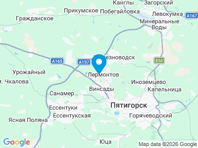 Карта Кемп стоянка Поливное озеро