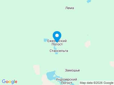 Карта Гостевая деревня Ежезеро
