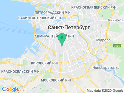 Схема проезда Buerstner Россия (Санкт-Петербург)