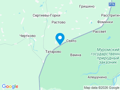 Карта Кемпинг «Богатырская застава у Бурушки»