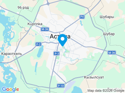 Карта Кемпинг Free RV-park Астана